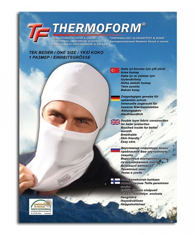 Thermoform Yetişkin Kar MaskesiSTD